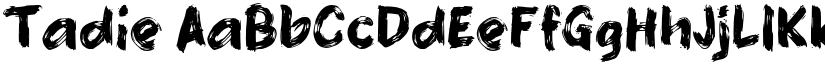 Tadie font