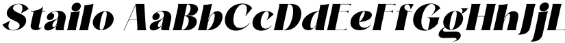 Stailo font