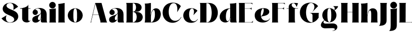 Stailo font
