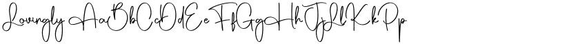 Lovingly font