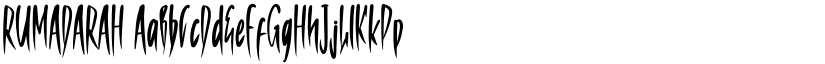 RUMADARAH font