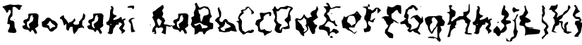 Taowahi font