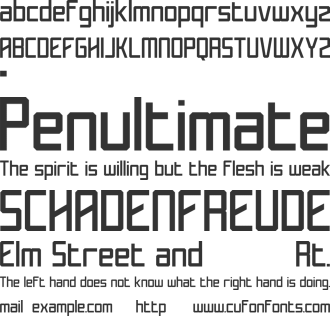POWER BALBOY font preview