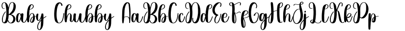 Baby Chubby font