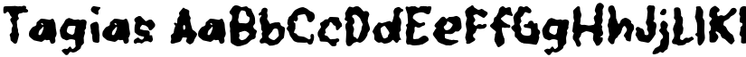 Tagias font