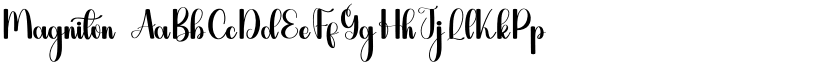 Magniton font download