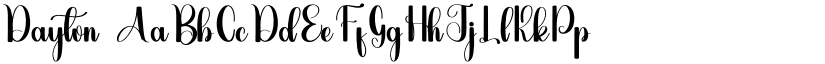 Dayton font
