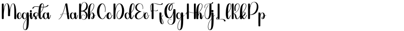 Megista font