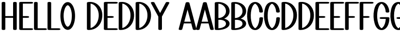 Hello Deddy font