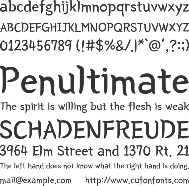 BM YEONSUNG OTF font preview