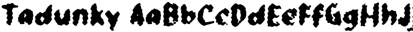 Tadunky font