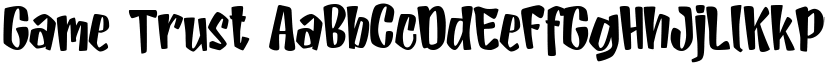 Game Trust font