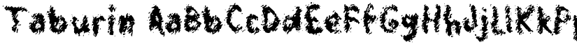 Taburin font