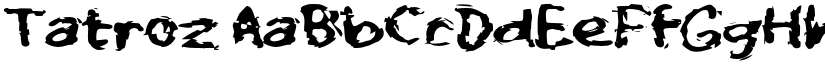 Tatroz font