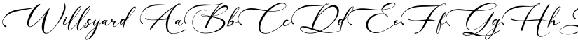 Willsyard font