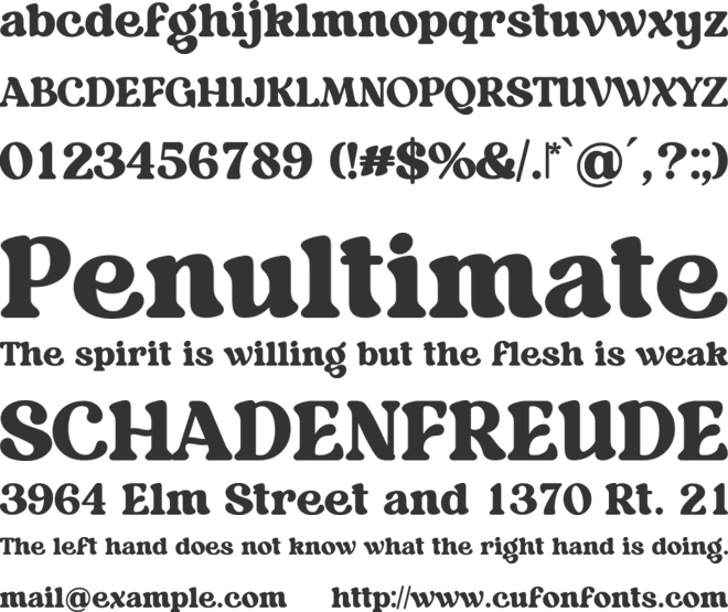 Tropical Magic font preview