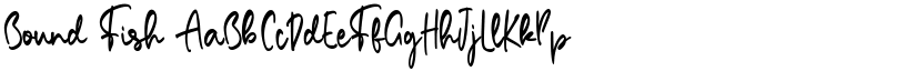 Bound Fish font