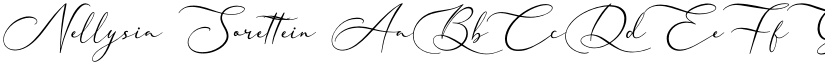Nellysia Sorettein font