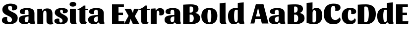 Sansita ExtraBold font