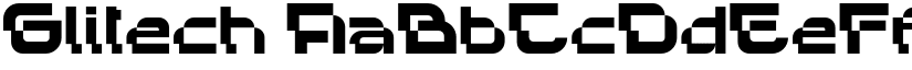 Glitech font