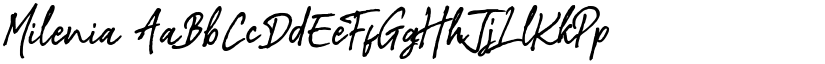 Milenia font