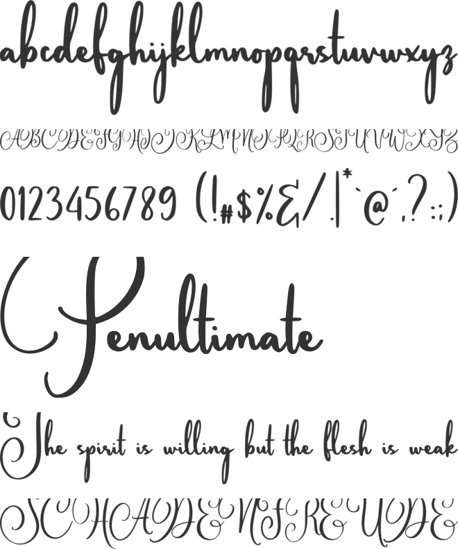 Abandoned font preview