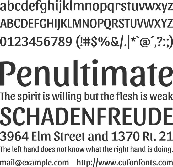 Sansita font preview