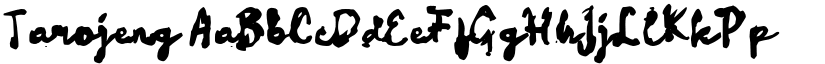 Tarojeng font download