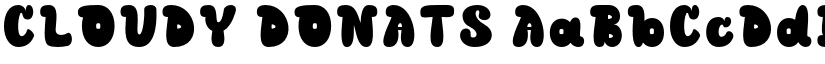 CLOUDY DONATS font
