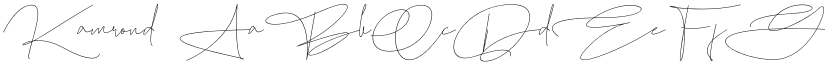 Kamrond font