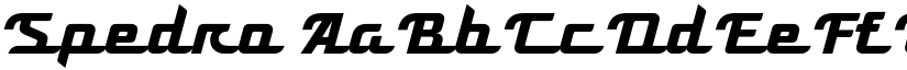 Spedro font
