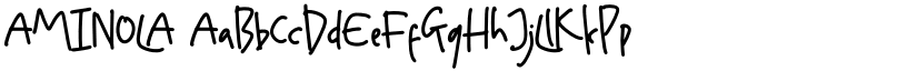 AMINOLA font