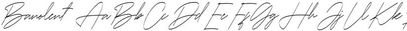 Banolent font