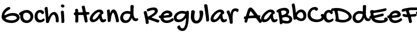 Gochi Hand font download