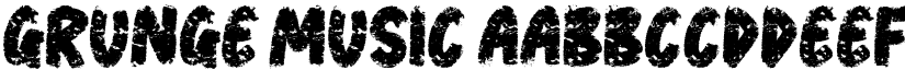 Grunge Music font