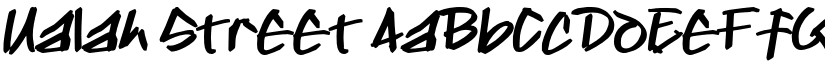 Ualah Street font