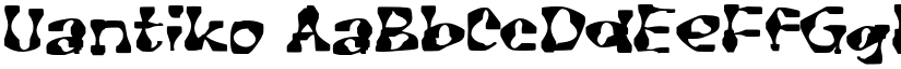 Uantiko font