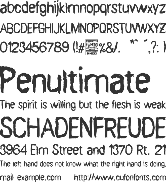 Stigma Poster font preview