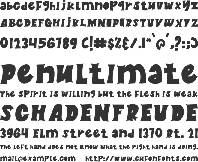 Balyta Kids font preview