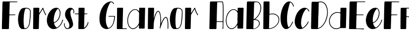 Forest Glamor font