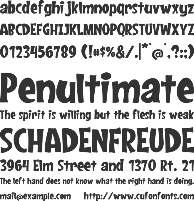 Supermarket of Love font preview