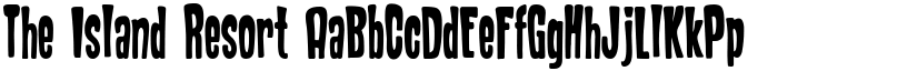 The Island Resort font