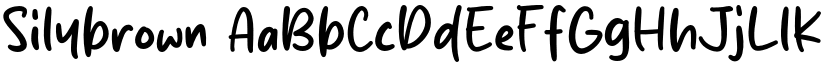 Silybrown font
