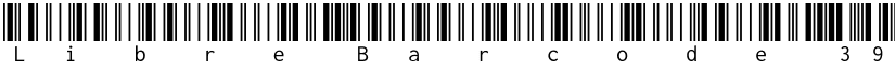 Libre Barcode 39 Extended Text font download