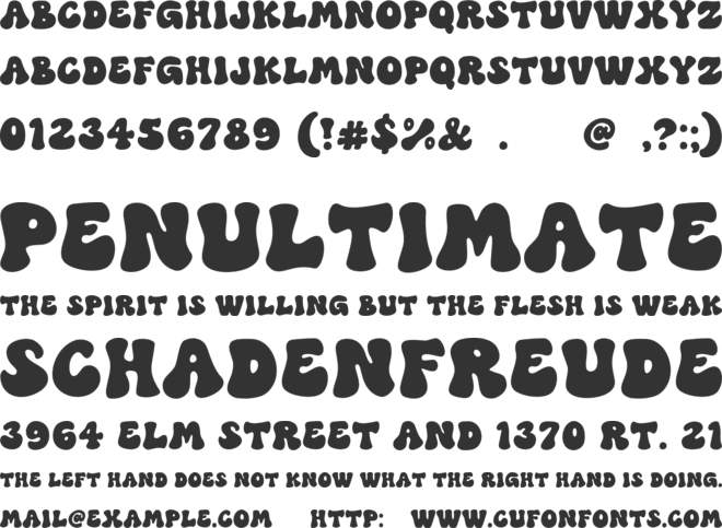 Groove Soul font preview