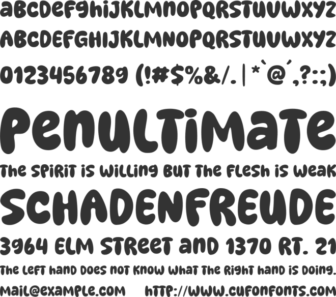 Super Jellyfish font preview