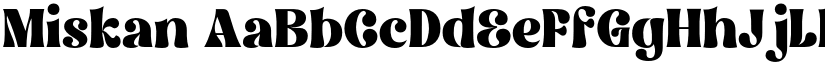 Miskan font