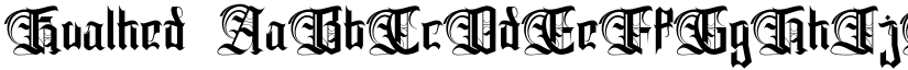 Kualhed font