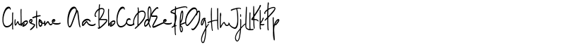 Clubstone font