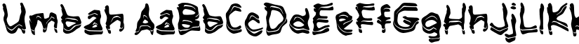 Umbah font